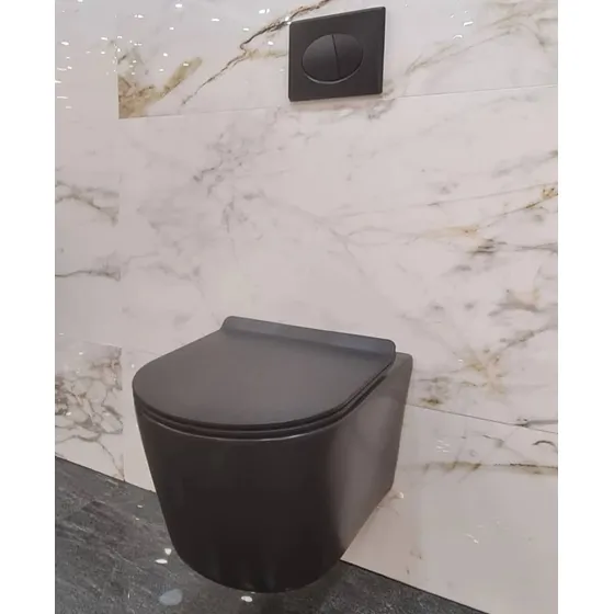 Sanitario Aéreo - Poceta  Clio Color Negro . (hr).