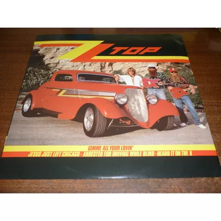 Zz Top Gimme All You Lovin Vinilo 12 Ep Ingles