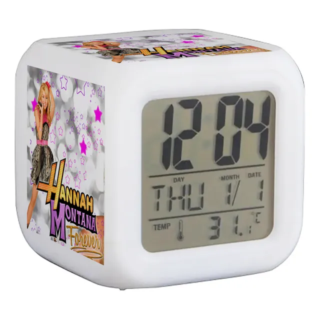Reloj Hannah Montana Miley Cyrus, Digital Cambia Luz Colores