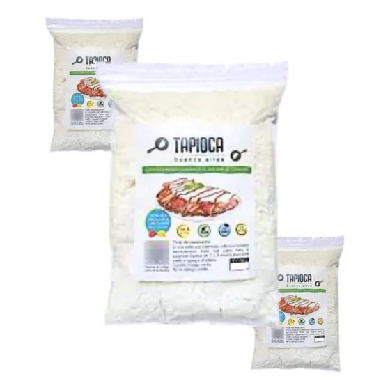3 Kg Tapioca Lista Sin Tacc Apto Vegano Natural Goma Brasil