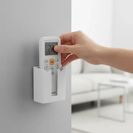 Suporte Controle Ar Condicionado/remoto Universal Ventilador Branco