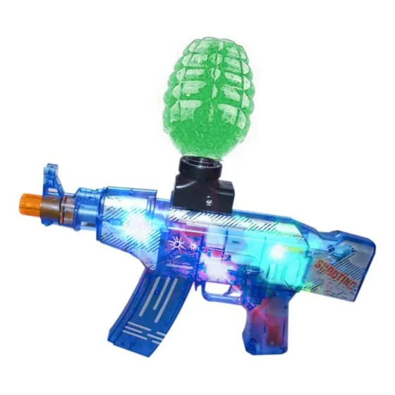 Pistola De Juguete Con Luces Hidrogel Ak47 Bolitas Hidrogel