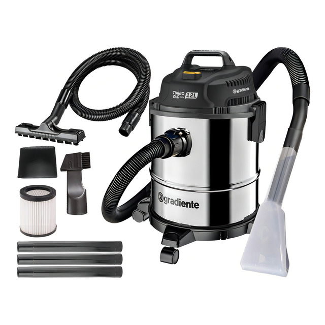 Aspirador De PĂł E Ăgua Inox Multiuso Soprador Com Bico Extratora 12l 1200w 127v Turbo Vac Pgac120 Gradiente Aspirador De PĂł E Ăgua Inox Multiuso Soprador Com Bico Extratora 12l 1200w 127v Turbo Vac Pgac120 Gradiente