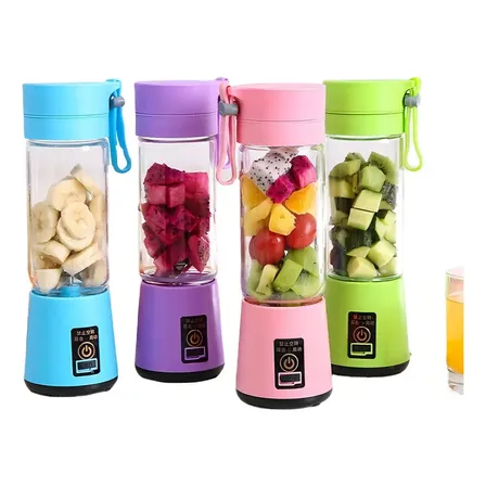 Mini Liquidificador Portátil Shake 6 Laminas + Cabo Usb