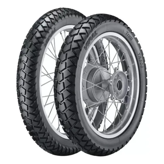 Par Pneu 110/80-18 + 90/90-18 Tr300 Vipal
