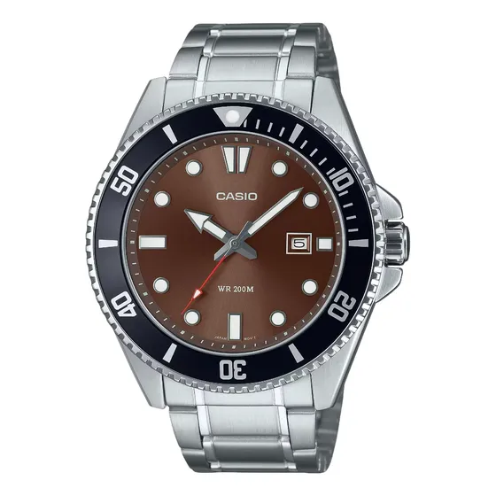 Relógio Casio Duro 200m Mdv-107d-5avdf Garantia E Nfe