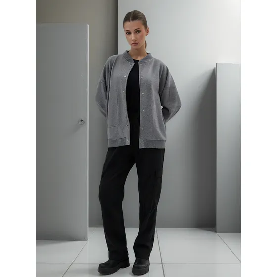 Campera Bomber Universitaria  Mujer Mochi
