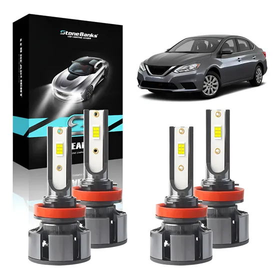 Kit De Focos Led Luz Alta H11 Y Baja H11 3570 Csp 22000lm