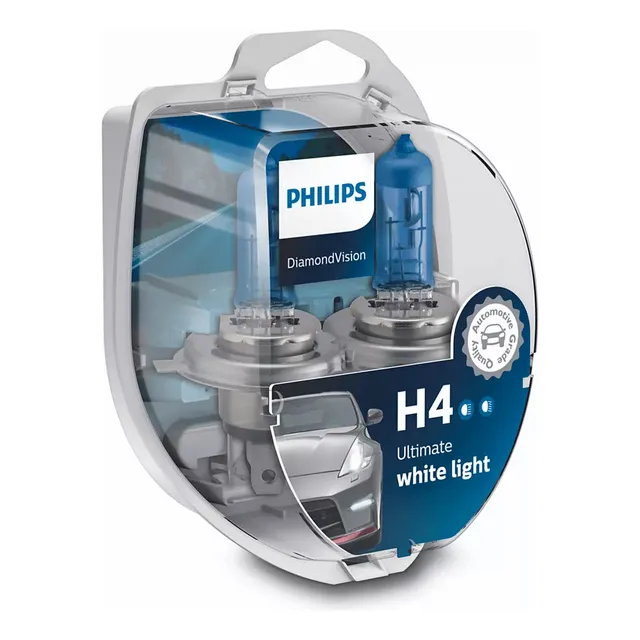 Lamparas Philips Diamond Vision H4 12v 60/55w Pack X2