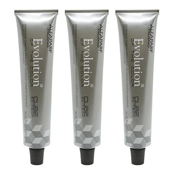 Pack Tinturas Para Cabello Alfaparf Evolution Profesional X3