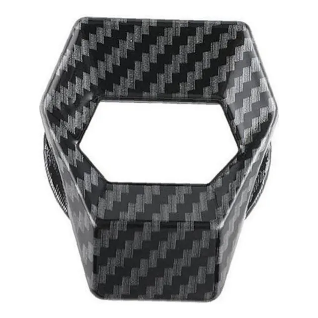Cubierta Para Botón Encendido Arranque Carro Carbono - Metal