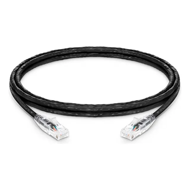 Cable De Red Ethernet Cat5e Negro 1.2mt