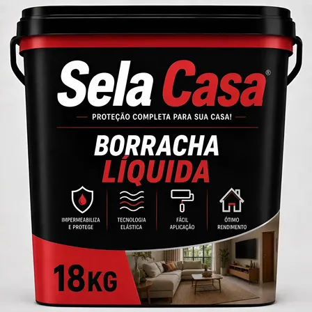 Tinta Emborrachada P/telhas 18kg Contra Infiltrações