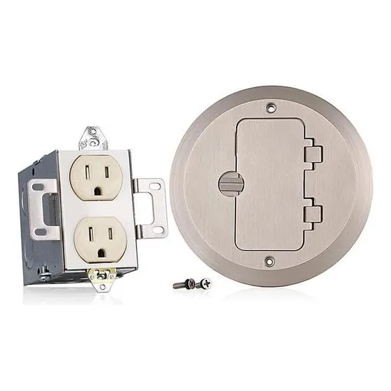 Leviton Tfn 15 Amp 1 Gang De La Caja De Piso, Grado A La