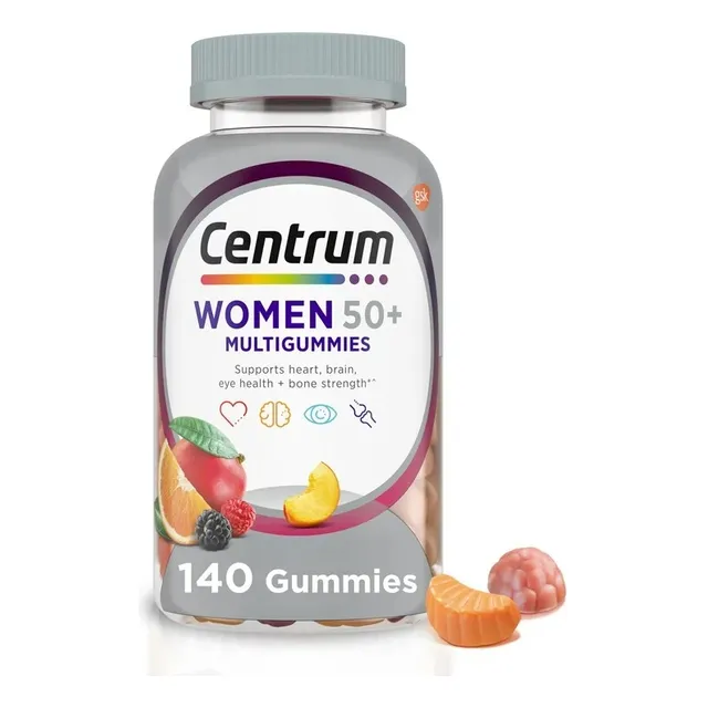 Centrum Multigomies Women50+ C/140 Gomas Sabor Frutas Eua Sabor Frutas Cítrica