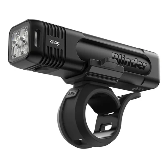Faro delantero Knog Blinder, 900 lúmenes, 4 LED, alta calidad, color negro