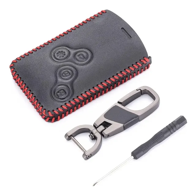 Forro Protector En Cuero Tarjeta Llave Renault Koleos Captur