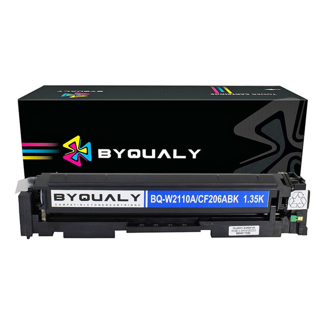 Toner Preto Byqualy Compatível Para Hp W2110a 206a M283 M554 Toner Preto Byqualy Compatível Para Hp W2110a 206a M283 M554