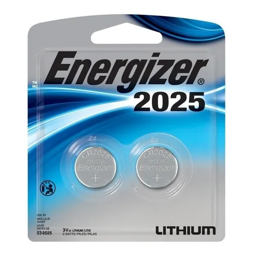 Bateria Botao Energizer 2025 Lithium 3v Cartela Com 2 Cr2025