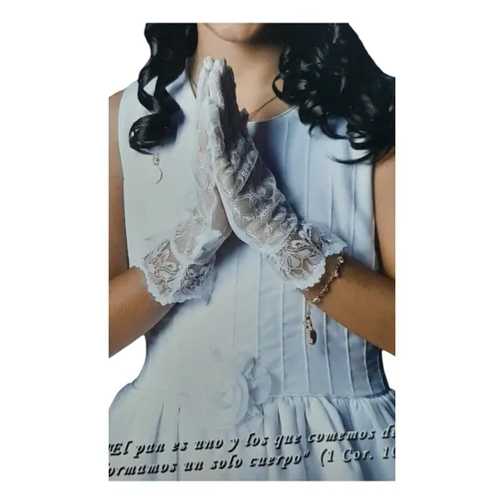 Vestido Primera Comunión Importado Bordado.