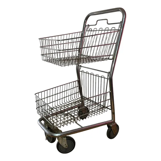 Carrito Duplex Para Supermercado, Farmacia, Tienda