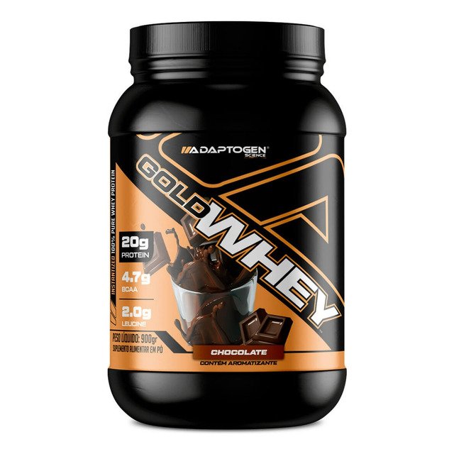 Gold Whey Concentrado Pote 900g - Adaptogen Science Gold Whey Concentrado Pote 900g - Adaptogen Science