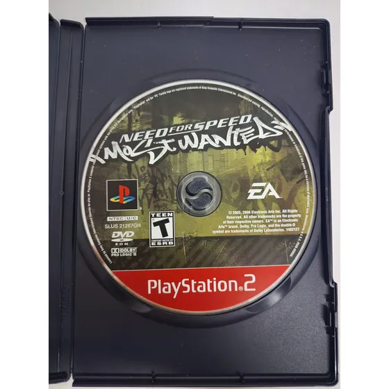 Need For Speed Most Wanted Ps2 Original Físico Americano
