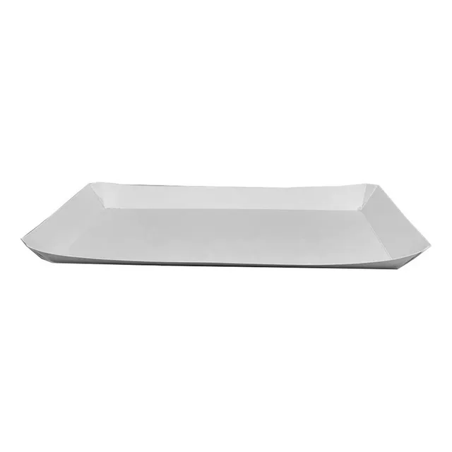 Bandeja Darnel Para Alimentos Blanca 26.5x21.5 Cm (100u)