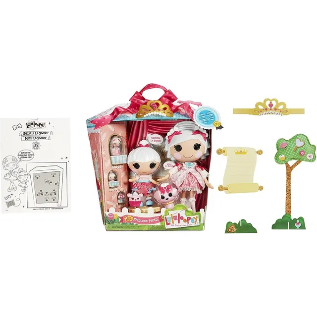 Lalaloopsy Sew Royal Princess Party - 4 Muñecas Y 3 Mascotas