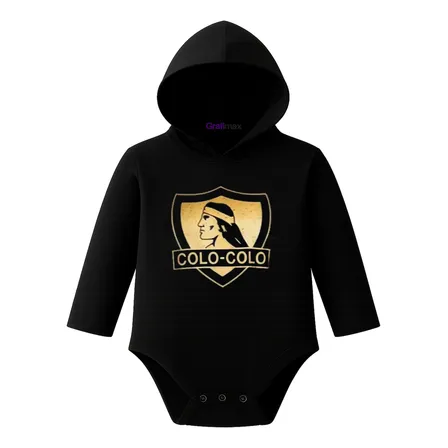 Body Pilucho Con Gorro 100% Algodón Colo Colo Grafimax