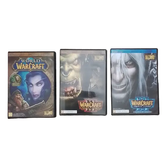 Jogo Warcraft Para Pc (wow, Reign Of Chaos E Frozen Throne)