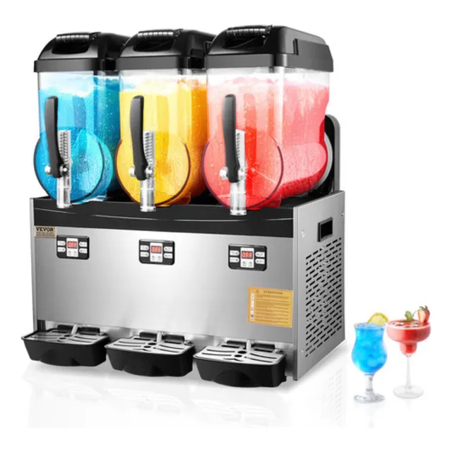 Máquina Para Hacer Granizados 3 Tanques De 12 L X 3 Pulgadas