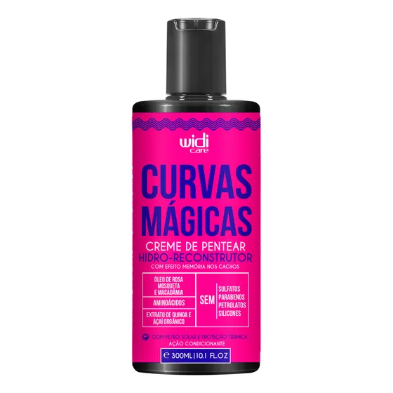 Curvas Mágicas Creme De Pentear Reconstrutor 300g Widi Care