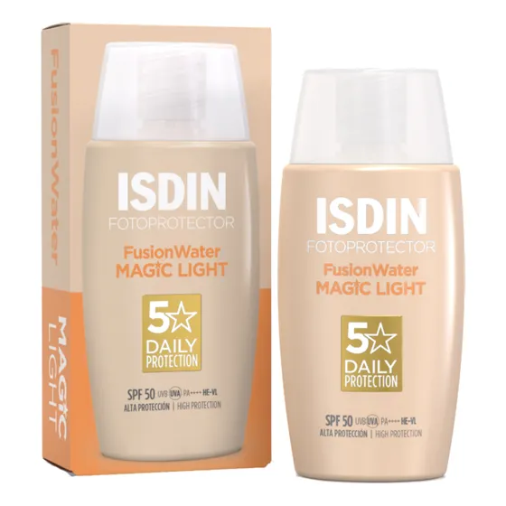 Isdin Fusión Water Magic Protector Solar Light Spf50+ 50ml