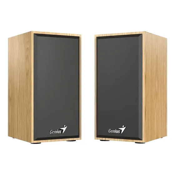 Parlantes Pc Genius Sp Hf180 Usb 4watts Control Volumen 6w Color Pine Wood | Cuotas sin interés