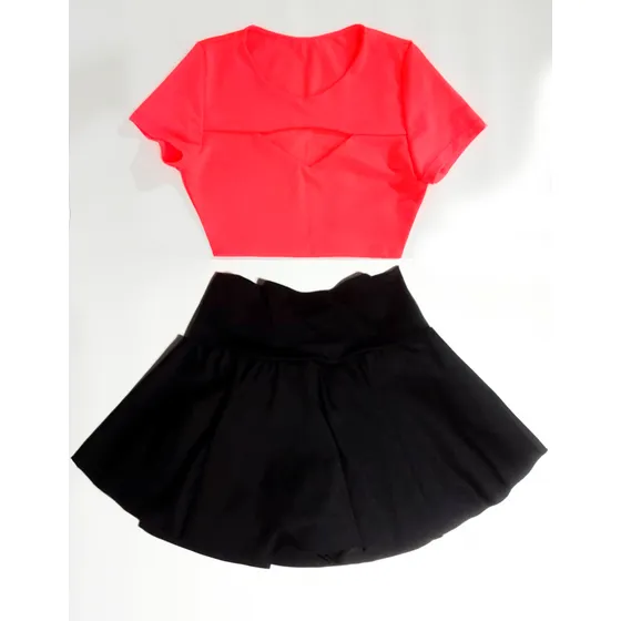 Conjunto Deportivo Falda Short Y Top