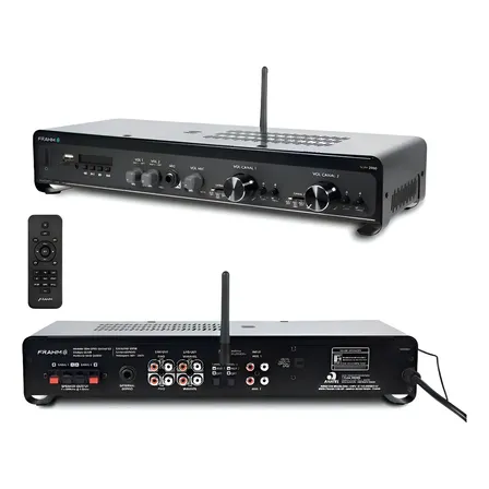 Amplificador Frahm Slim 2700 Optical - Som Ambiente G5 120w Preto 160 W