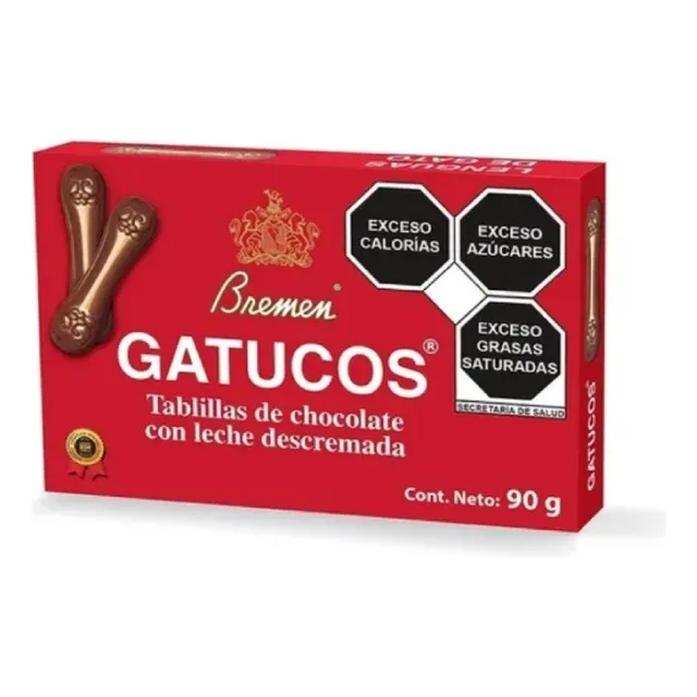 Chocolate Gatucos Tablillas Leguas De Gato Bremen 90 Gr