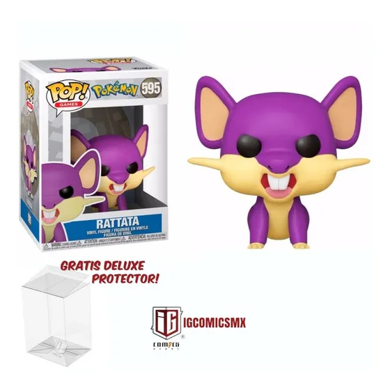 Figura De Acción Pokémon Rattata De Funko Pop!