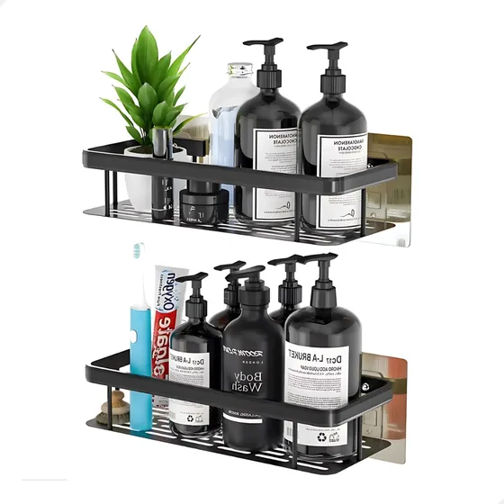 Suporte De Shampoo Prateleiras De Banheiro Sem Furo Box