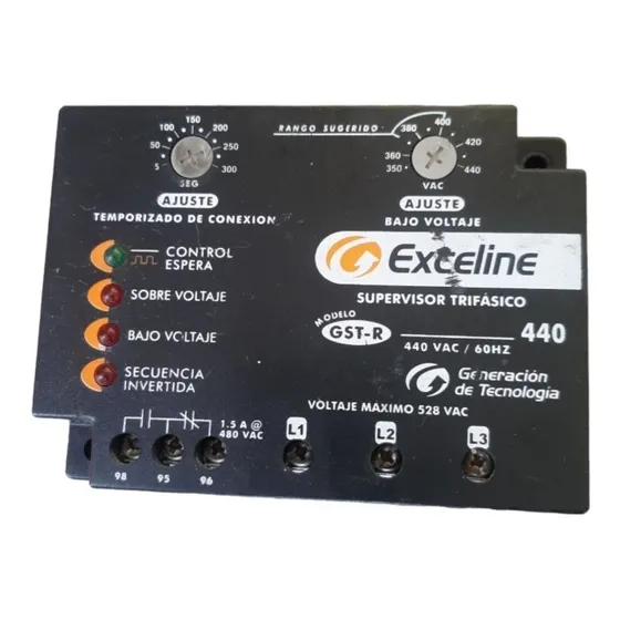 Supervisor De Voltaje Trifasico Exceline 440/480v Usado 