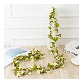 Flor Artificial Colgante De Pared Rosa, 2,5 M Flor Artificial Colgante De Pared Rosa, 2,5 M