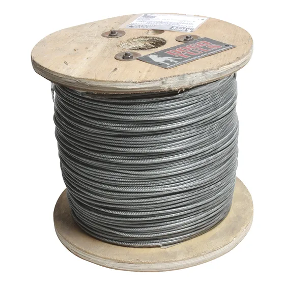 Cable Galv C/f Pvc 1/8-3/16  7x19 457mt