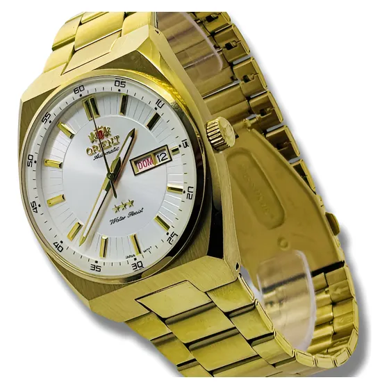 Relógio Orient Masculino Dourado Automatico