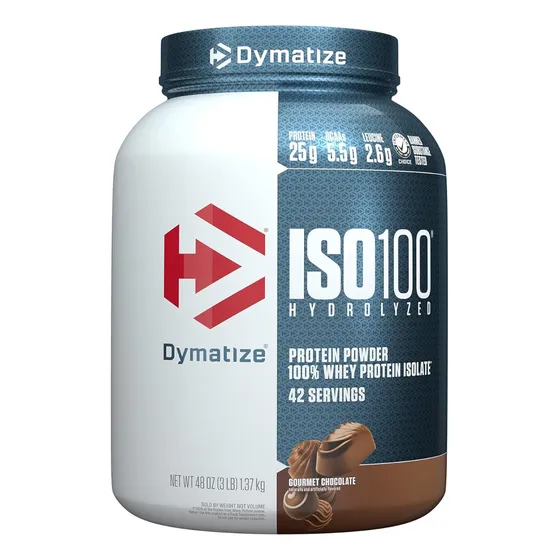 Proteina Iso 100 Dymatize Hidrolizada 3lbs Pote Sabor Chocolate