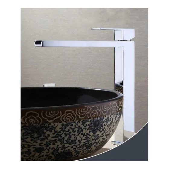 Rofei Grifo Para Lavabo Baño Cromado Caliente Frio Cascada