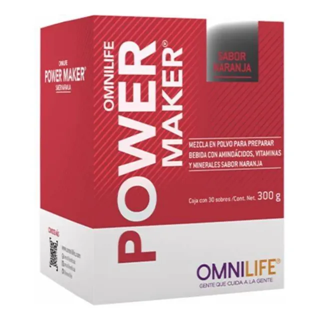 Power Maker Omnilife X 30 Sobres Naranja