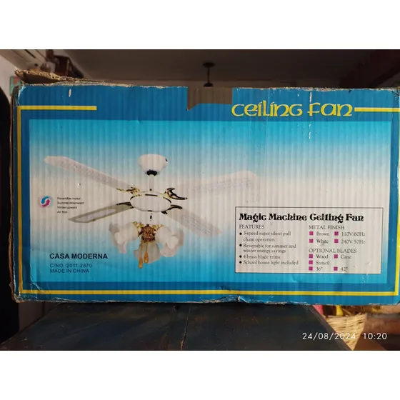 Lámpara Ventilador Para Techo