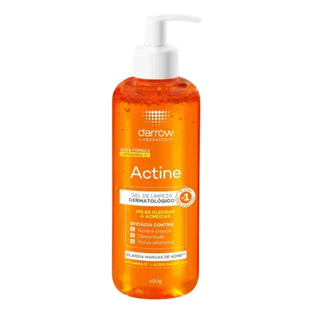Gel de Limpeza Facial Com Vitamina C Actine 400g Darrow Gel de Limpeza Facial Com Vitamina C Actine 400g Darrow