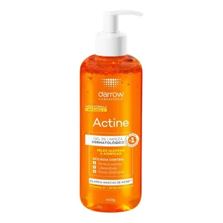 Gel De Limpeza Facial Com Vitamina C Actine 400g Darrow Gel De Limpeza Facial Com Vitamina C Actine 400g Darrow